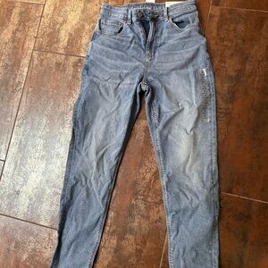 American Eagle Outfitters Women's Light Blue Skinny Jeans